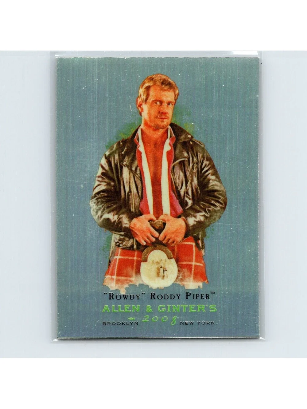 2008 Topps Chrome Heritage WWE Rowdy Roddy Piper #7 Allen & Ginter Refractors